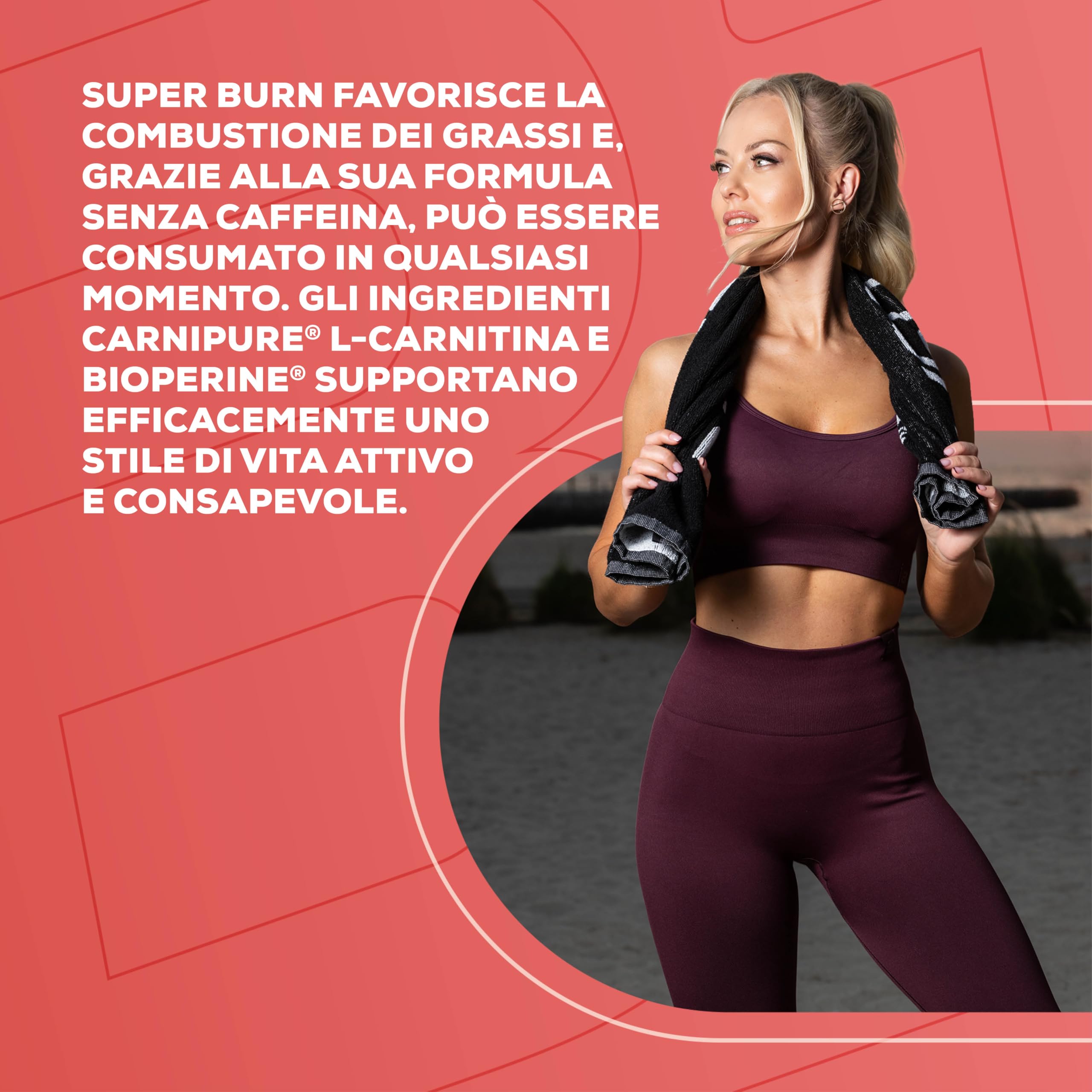 BioTechUSA Super Burn | con Carnipure® L-carnitina, colina e BioPerine® | per il controllo del peso e il supporto del metabolismo | Senza caffeina | Senza glutine, 120 compresse