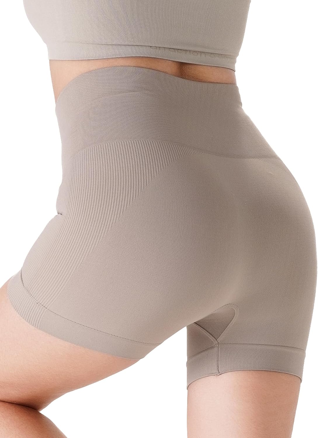 TOUSYEA Womens Yoga Shorts,Biker Shorts High Waisted Tummy Control — 5"/8",Thicker Knit Non-Slip,Workout Running Gym Shorts