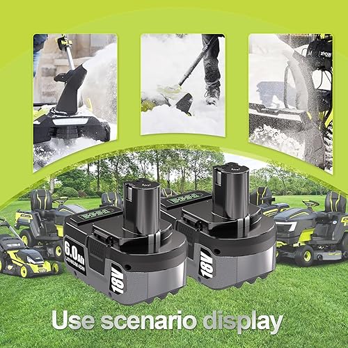 Miniatura 5 de DSANKE - Repuesto para batería Ryobi 18V P102 P103 P104 P105 P107 P109 P190 P191 P122 ABP1803 BPP1820 1322401 1400672 13022 Herramientas eléctricas