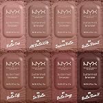NYX PROFESSIONAL MAKEUP Buttermelt Bronzer, Powder Bronzer, 12 HR Wear, Fade Resistant & Transfer Resistant, Infused with Shea Butter - ALL BUTTA'D UP