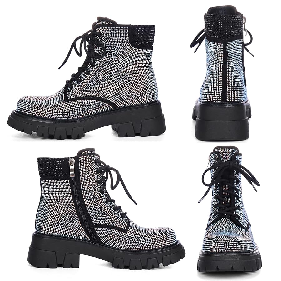 靴 Unknown - lace up design boots gimmick techno-patent-black-03_grande.