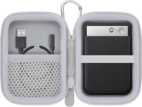 Hard Carrying Travel Case for PLAUD Note/Note Pro AI Voice Recorder,Compatible with Digital Recorder and Magnetic Protective CaseWhite
