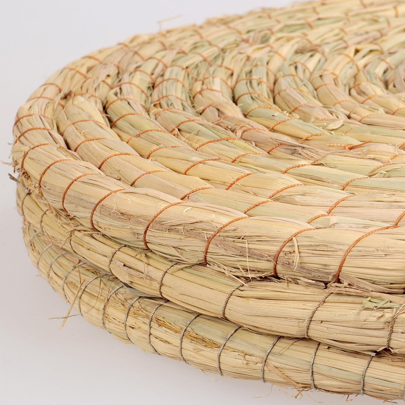 Zielscheibe aus Stroh 50cm / 20 Zoll für Bogensport | Traditionelle Strohscheibe mit 5 Zielringen | versch. Stärken