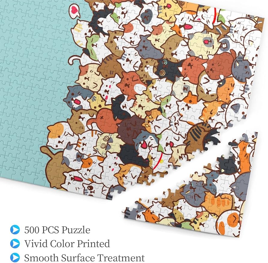 Amazon | パズル 猫 猫柄 アニマル 可愛い かわいい アニメ 500ピース Amazon | パズル 猫 猫柄 アニマル 可愛い かわいい アニメ 500ピース