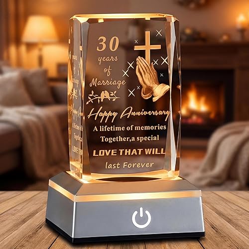30th Wedding Anniversary Unique Christian Gifts Ideas for Parents Couple