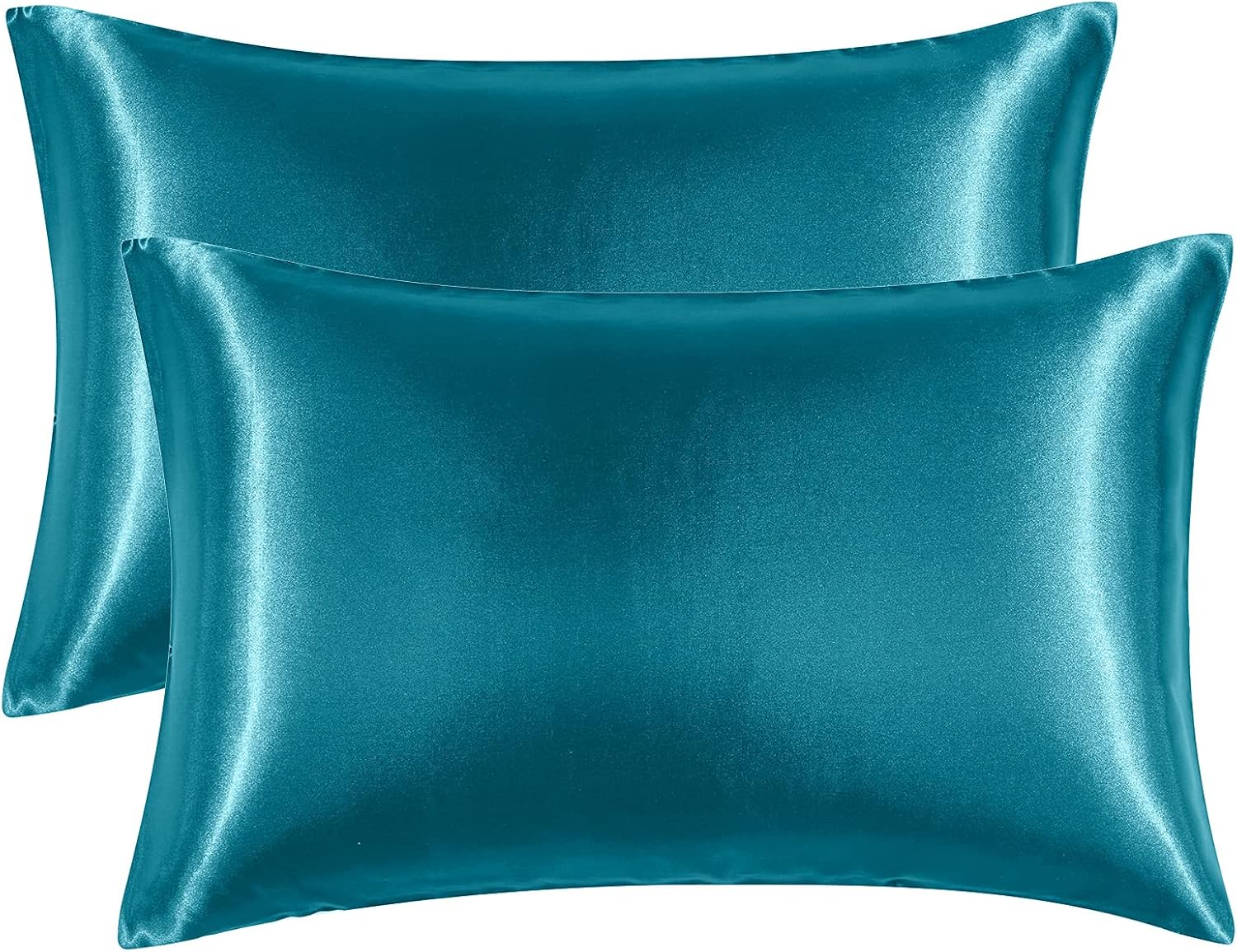 EHEYCIGA Satin Pillowcase Queen Set of 2, Silk Pillowcases