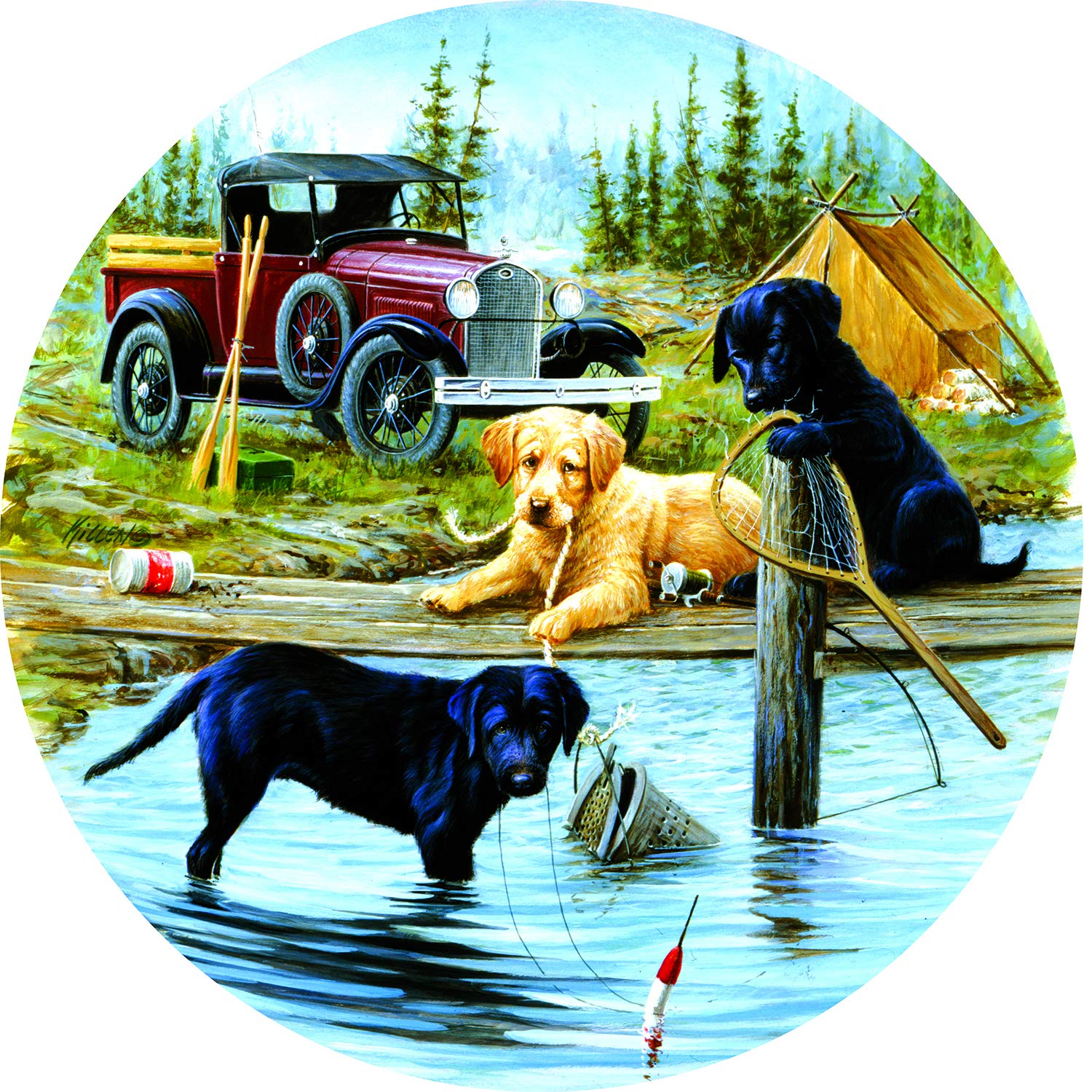 Camping Trip 500 pc Jigsaw Puzzle by SUNSOUT INC