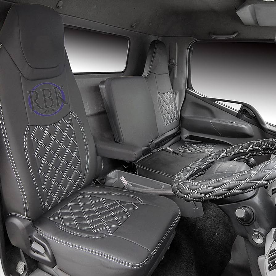 シートカバー　ブルーテックキャンター　標準車　ブラック　新品 楽天市場】【9/4~9/11エントリーでポイント10倍】 三菱ふそう