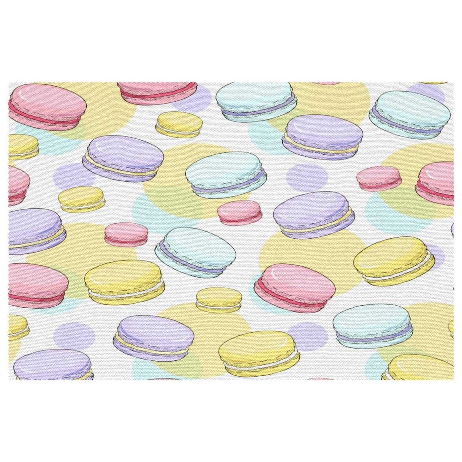 Sets de table macarons pour éviter les taches et protéger vos meubles de la chaleur
