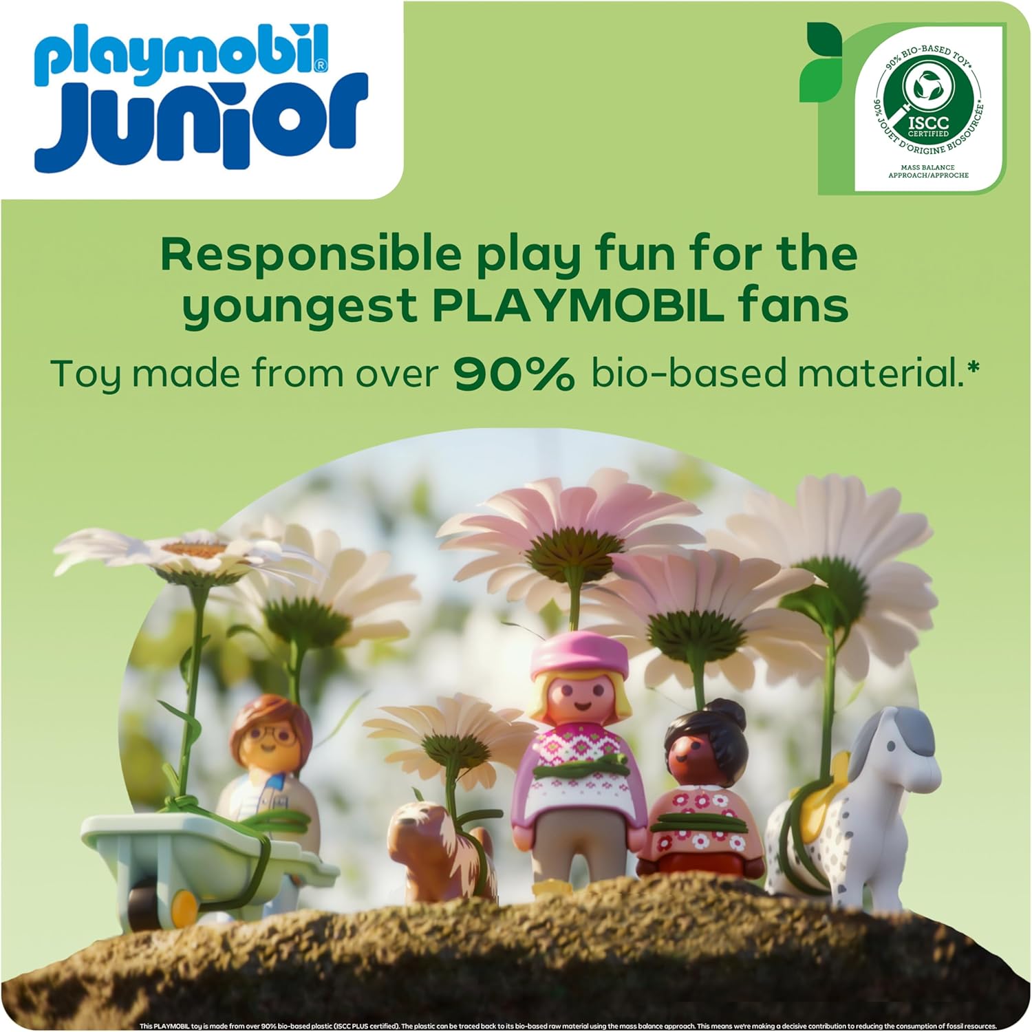 Playmobil Junior: Tractor with Load and Drop Planter