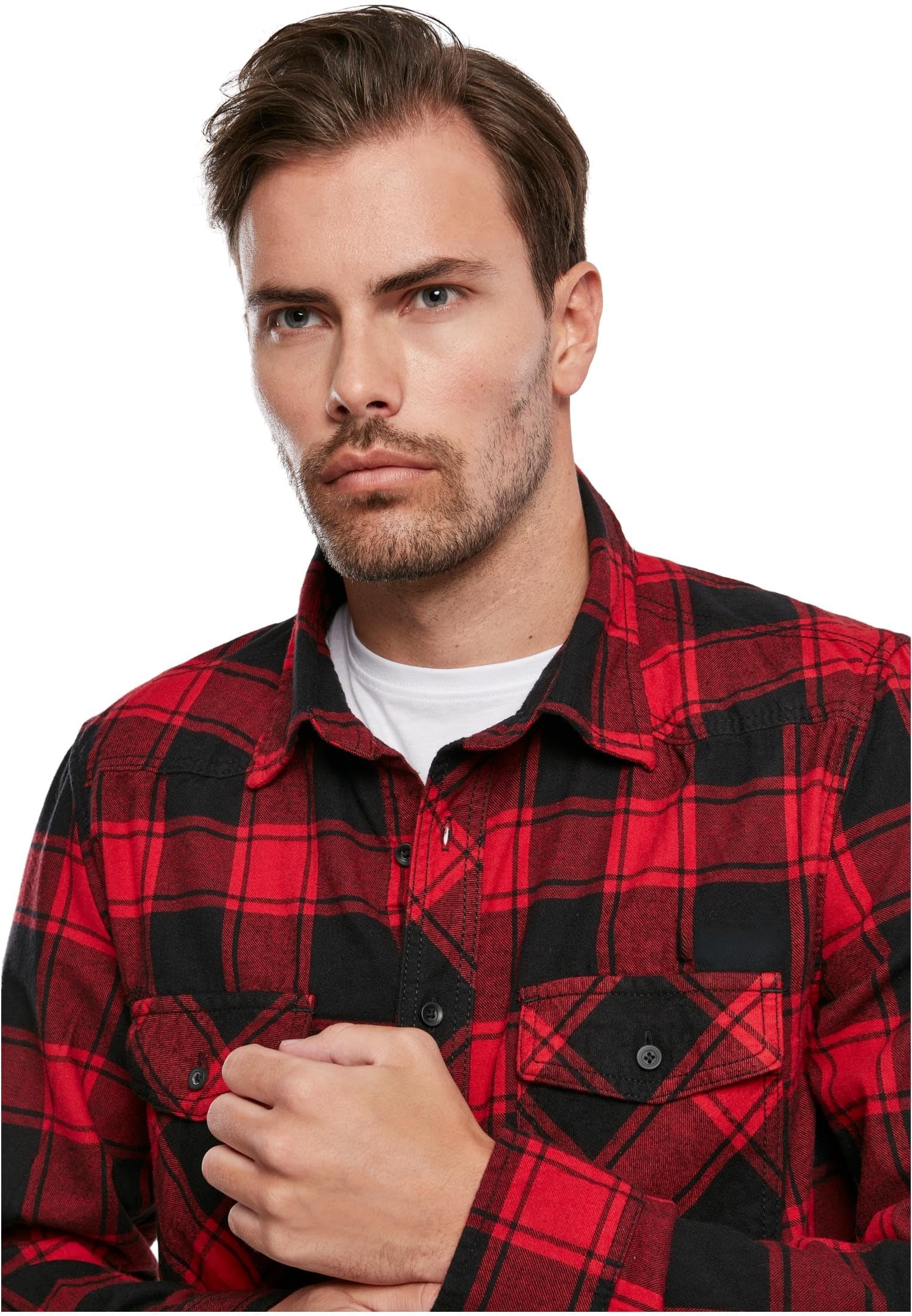 Brandit Camicia A Quadri Uomo Flanella Hemd