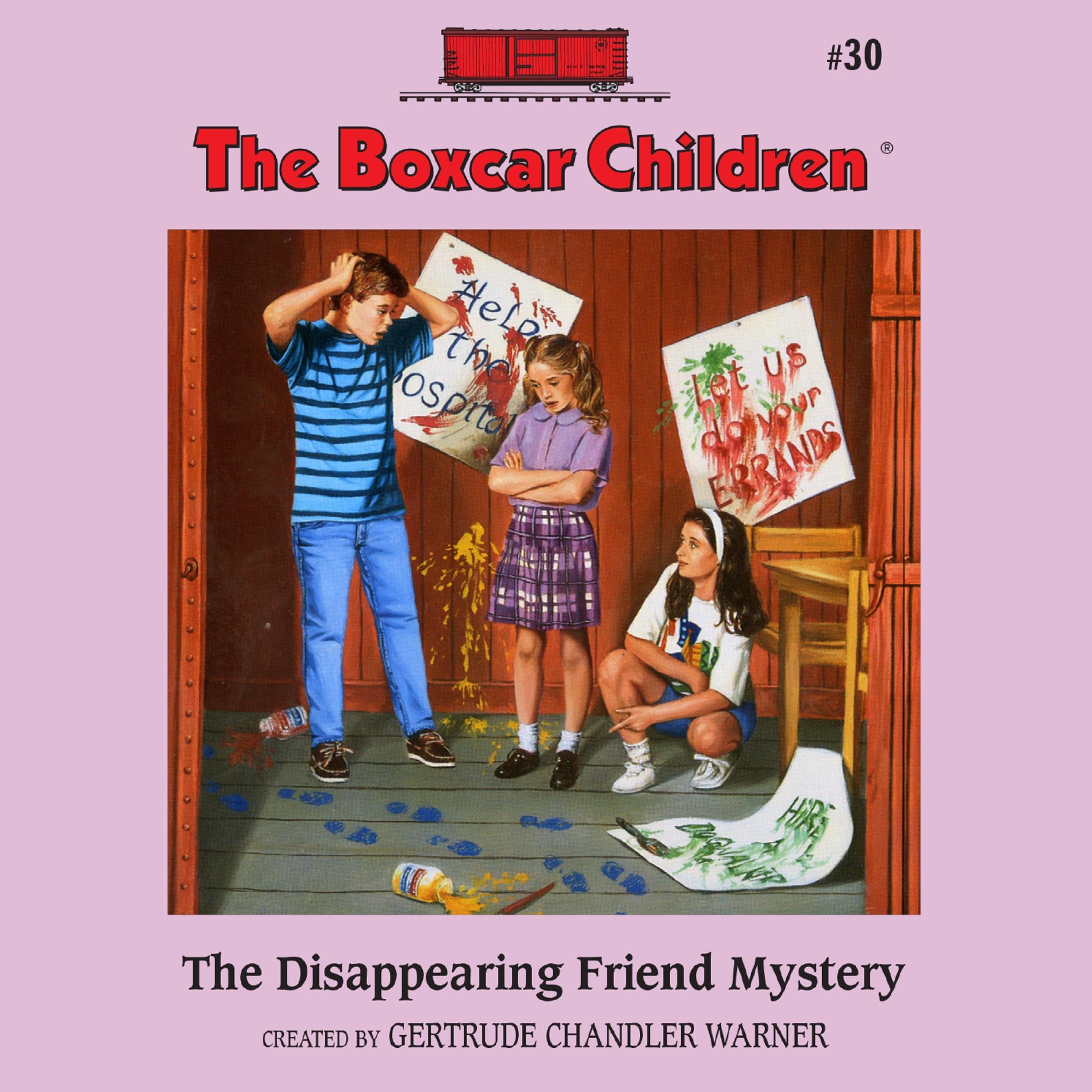 Cover art for The Disappearing Friend Mystery