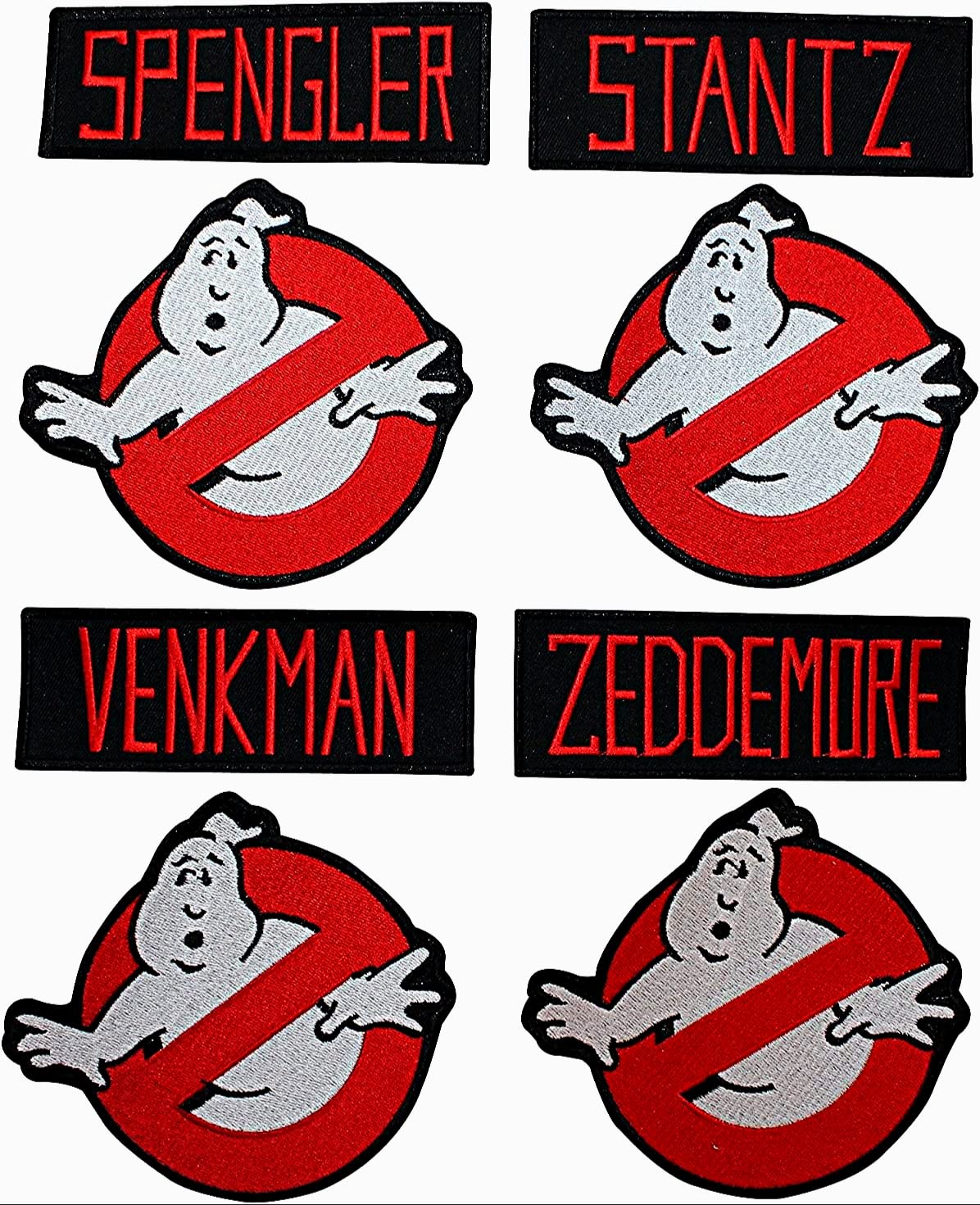 Amazon.com: Ghostbusters Movie Patch 8pc Bundle Set (Iron on sew