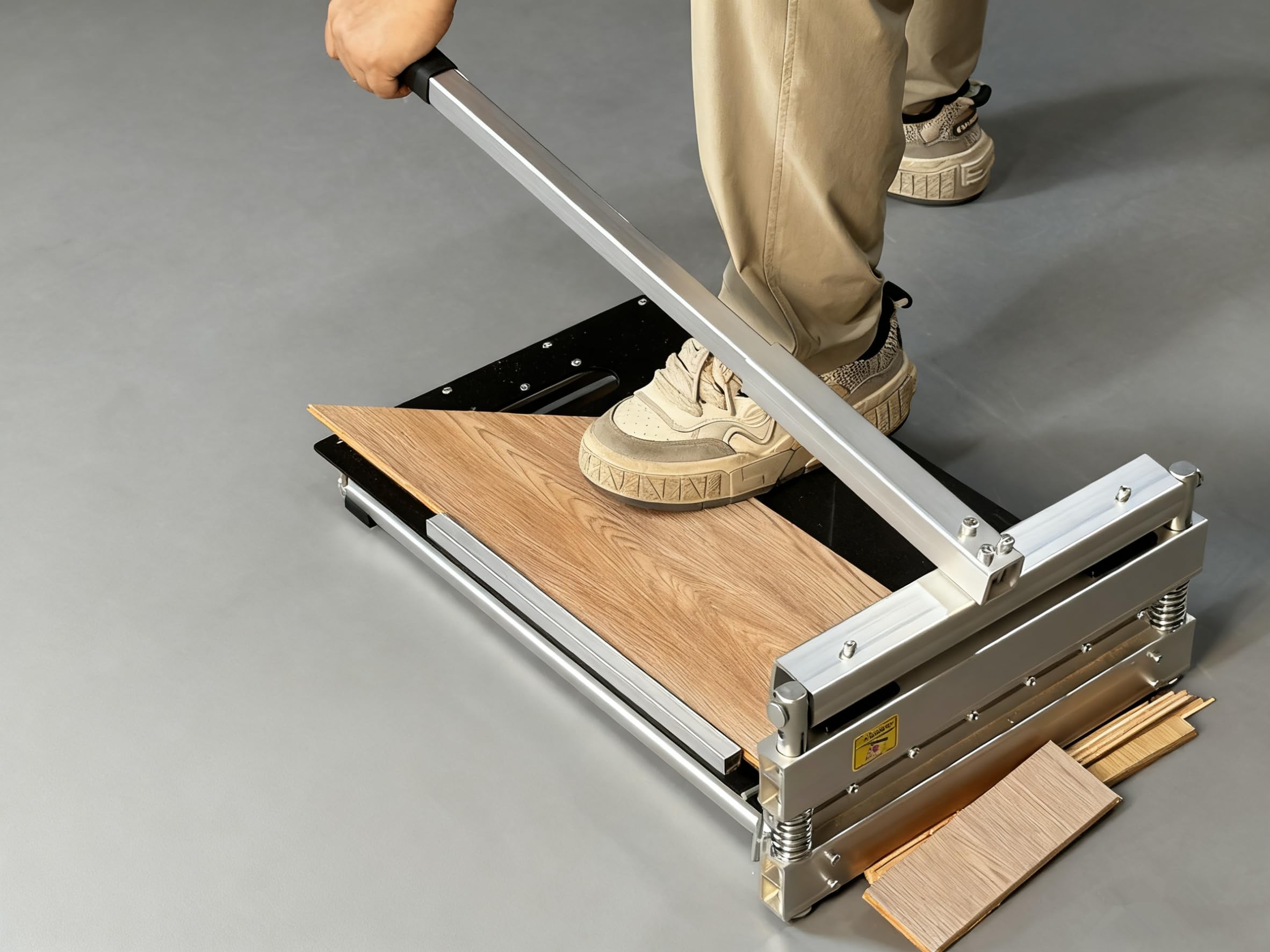 Lamelleuse robuste pour stratifié/planche de vinyle de 33 cm avec lame de rechange - Fournit des coupes nettes et sans éclats sur le stratifié, le vinyle, le bois franc, le parquet, les revêtements