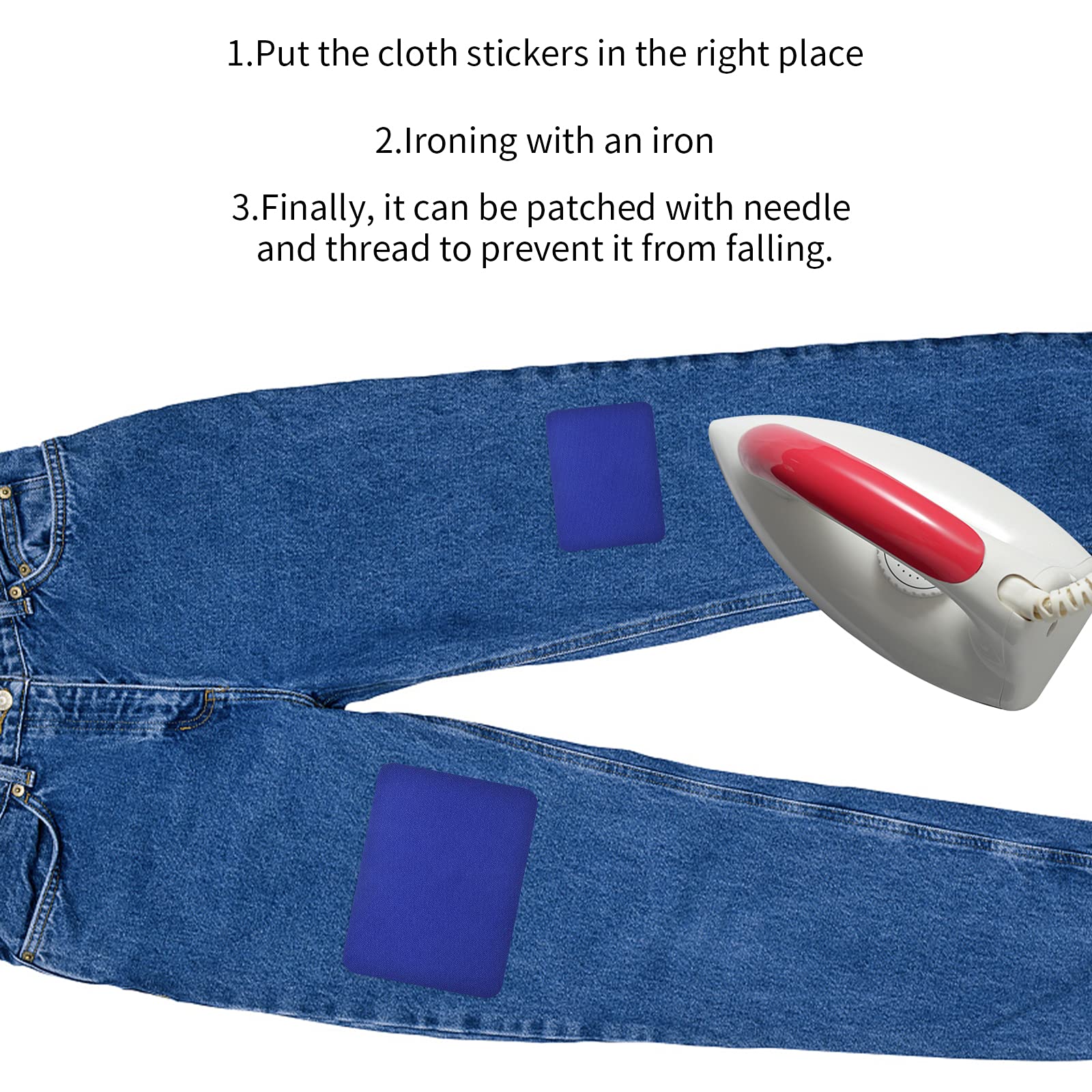 Toppe Termoadesive Per Jeans - 54 Pezzi Multicolori, Per Personalizzare Vestiti E Accessori!