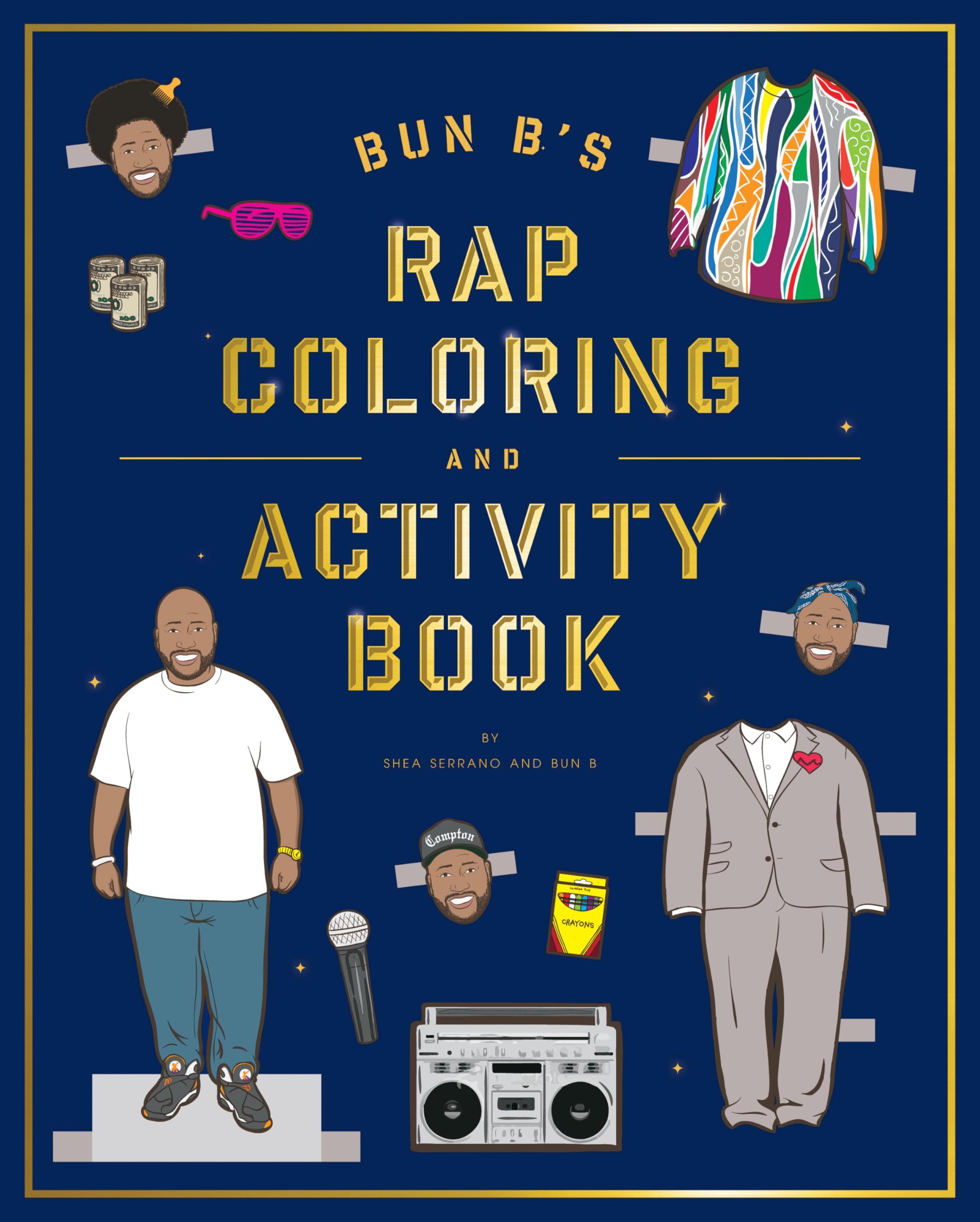 Bun B's Rap Coloring and Activity Book Paperback – Illustrated, 1 Sept. 2013