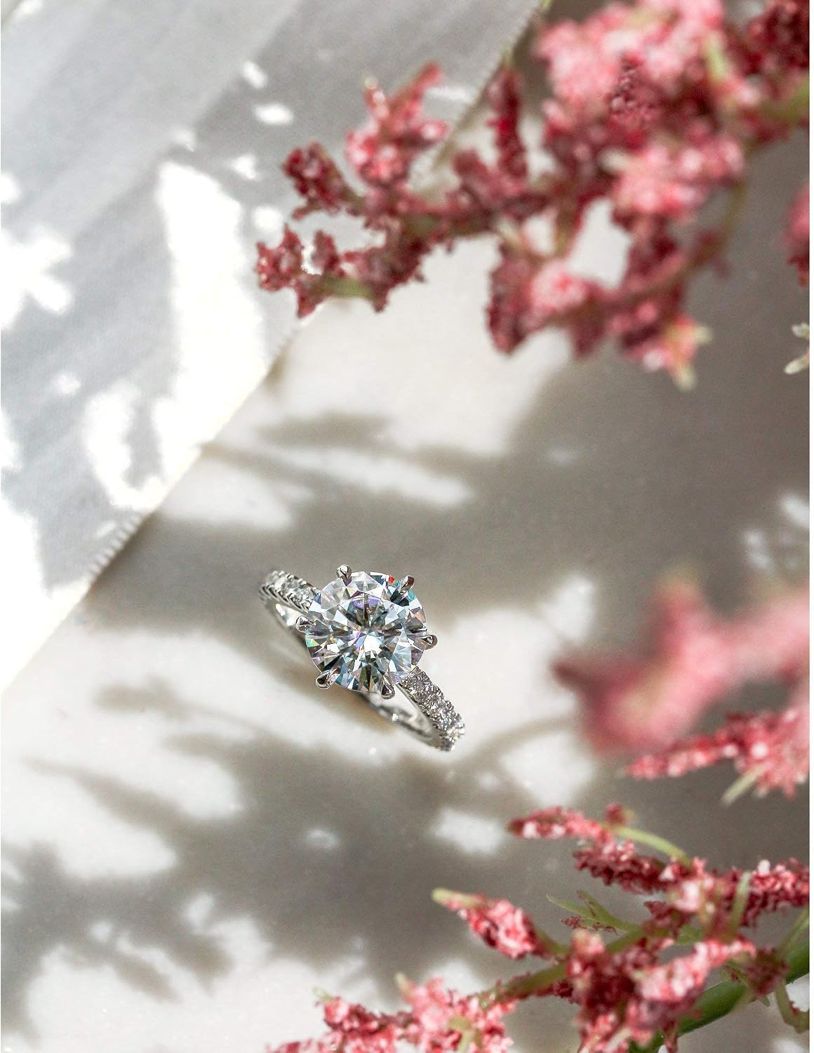 Kobelli 3.1ct Round Tulip Head Forever One (DEF/VS)