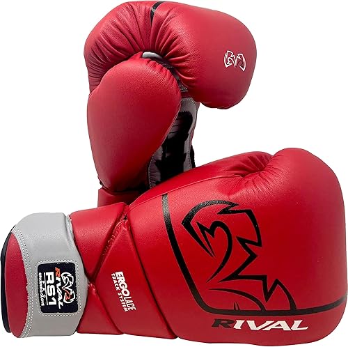 RIVAL Guantes de boxeo RS1 Pro Sparring, edición del 20 aniversario, sistema dinámico de cordones en forma de X con una pista de encaje en ángulo de