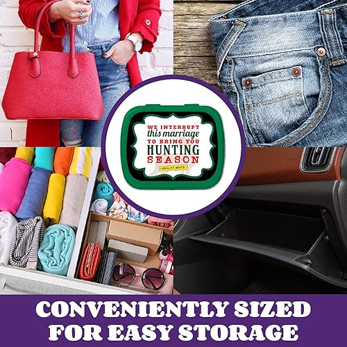 Miniatura 7 de Interrupt This Marriage for Hunting Season Mints Tin - Ambientadores de menta para hombre, regalos de broma para cazadores, esposas, paquete de