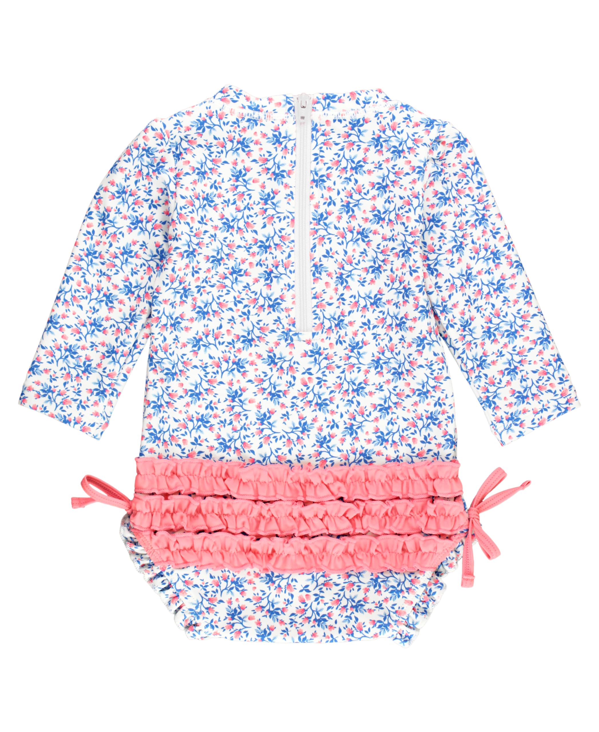 Rufflebutts Rash Guard Snapklik.com : RuffleButts Cottage Tea Time Long Sleeve One Piece Rash ...