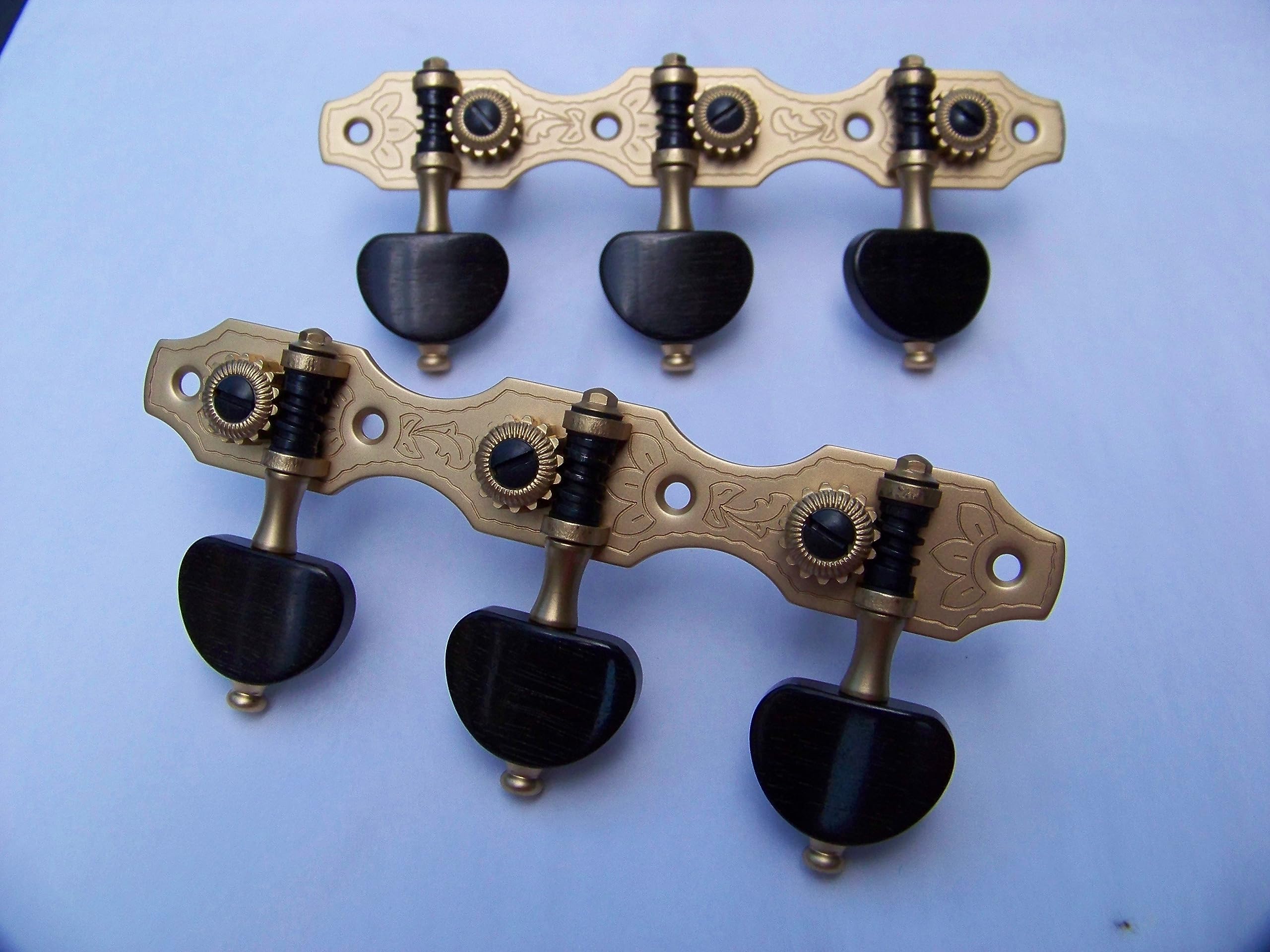 Rubner Classical Guitar Tuning Machines Ebony Hauser