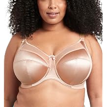 GODDESS Keira Satin Side Support Bra 34J, Fawn