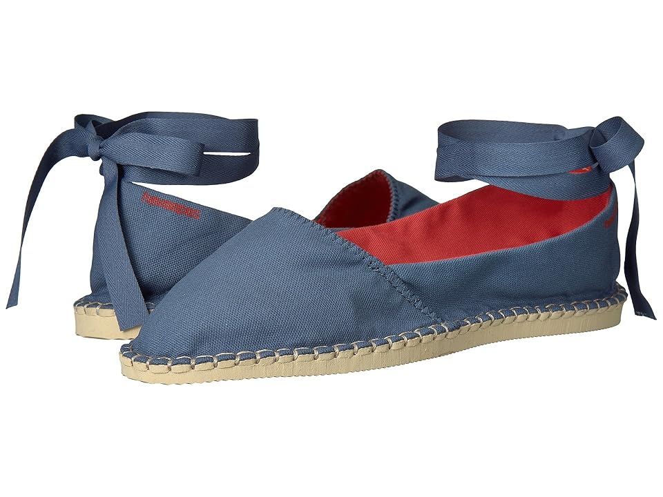 

Havaianas Origine Slim Espadrille (Blue) Women's Flat Shoes