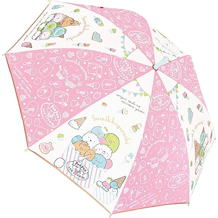 Amazon ジェイズプランニング 長傘 すみっコぐらしアイスクリーム ピンク 55cm ジェイズプランニング 長傘 通販