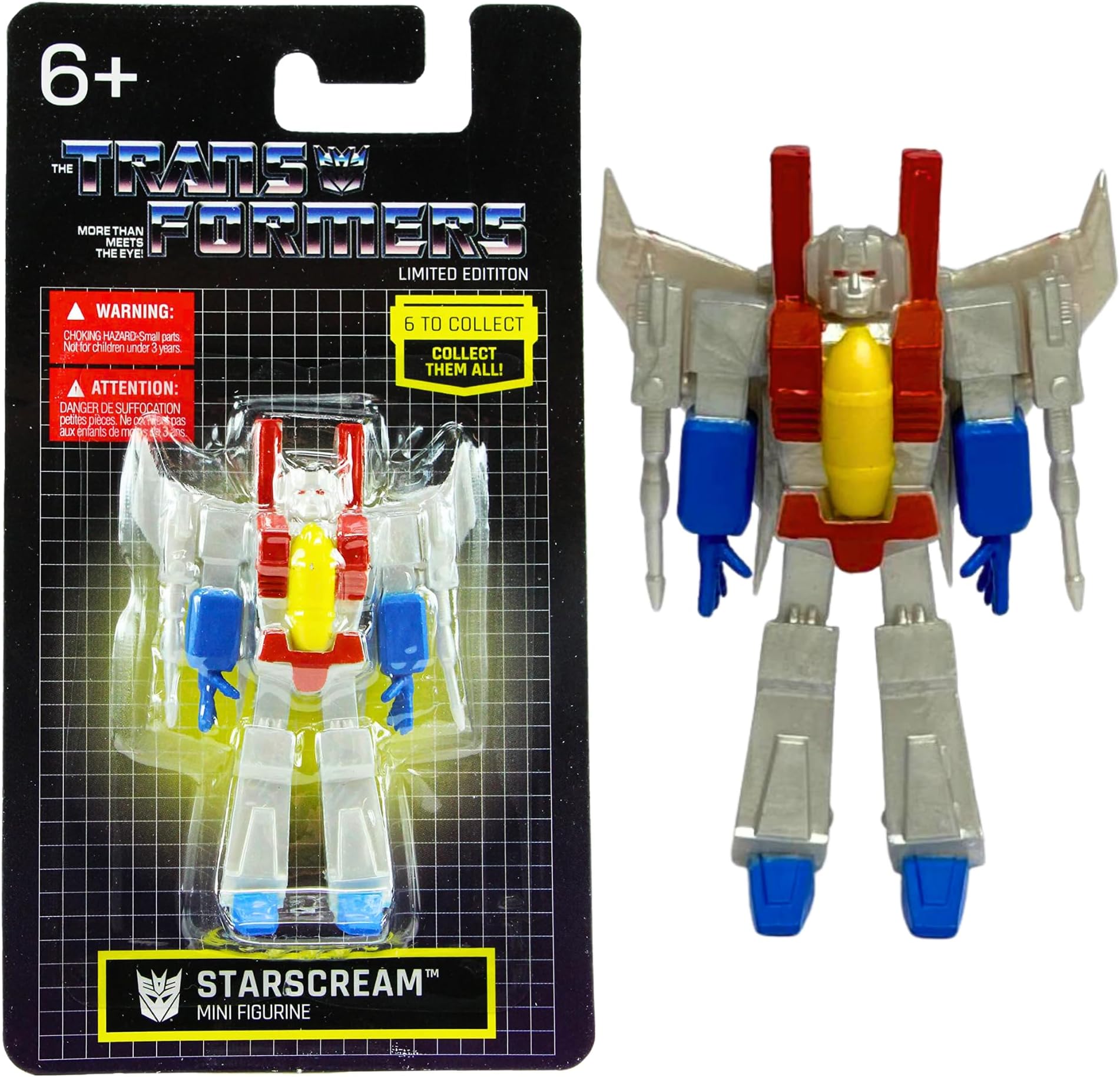 Limited Edition Original Transformers 2.5" Mini Figure Starscream