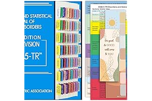 2020 DSM-5-TR Index Tabs - The Ultimate Tool for Quick Reference