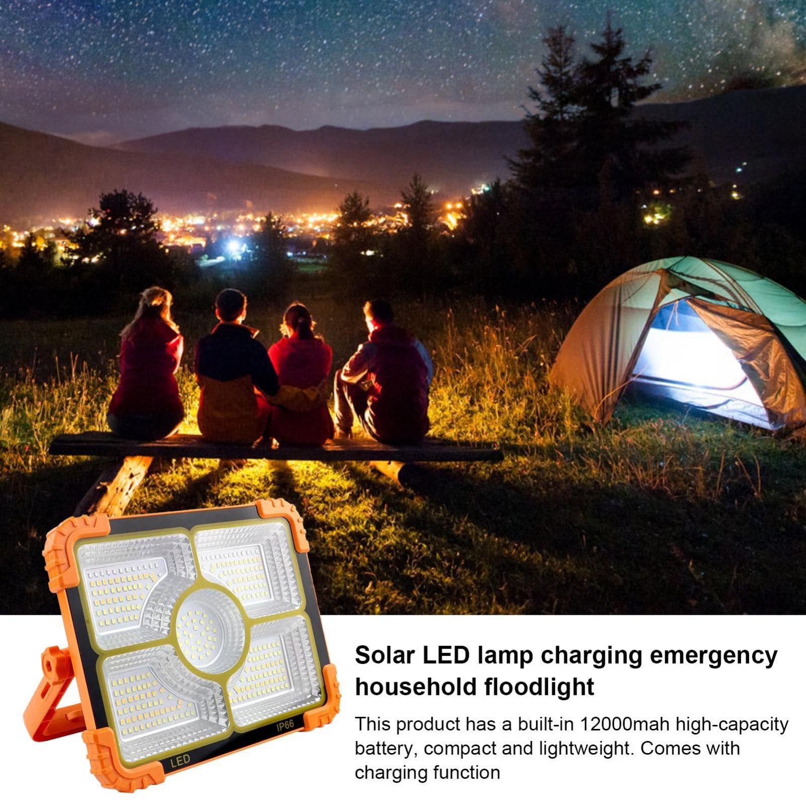 Lámpara Trabajo LED Recargable 12000mAh Batería Recargable LED Impermeable