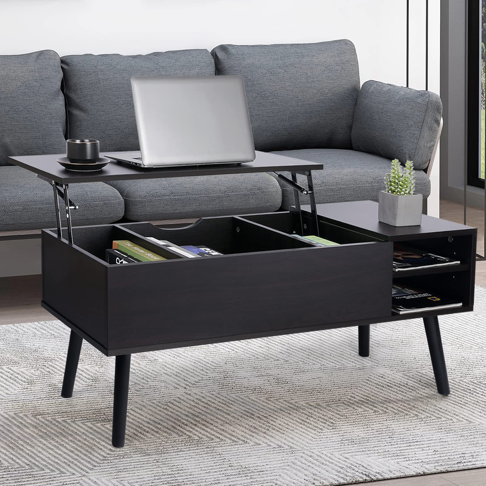 Buy Modern Lift Top Coffee Table Sturdy Lift Top Table, Easy to Lift