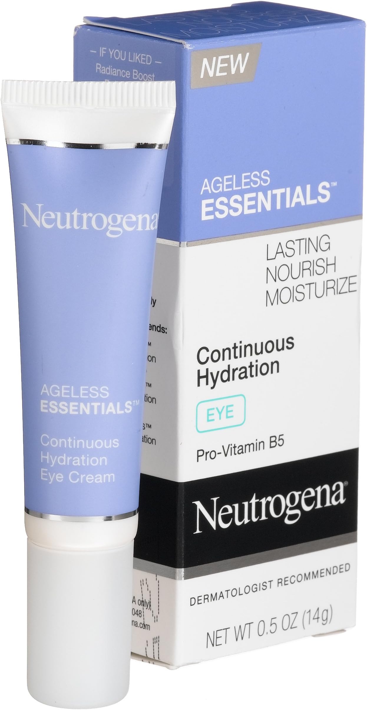 Neutrogena Ageless Essentials Continuous Hydration, Eye, 0.5 Ounce