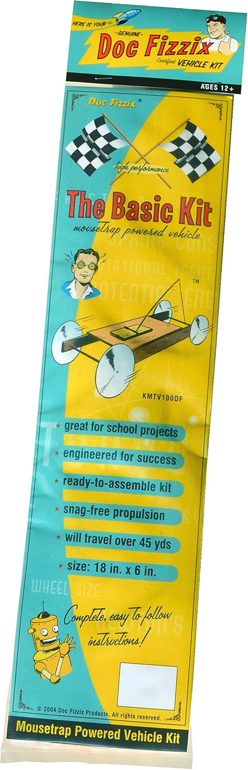 Mousetrap Car Kit STEM Science Project