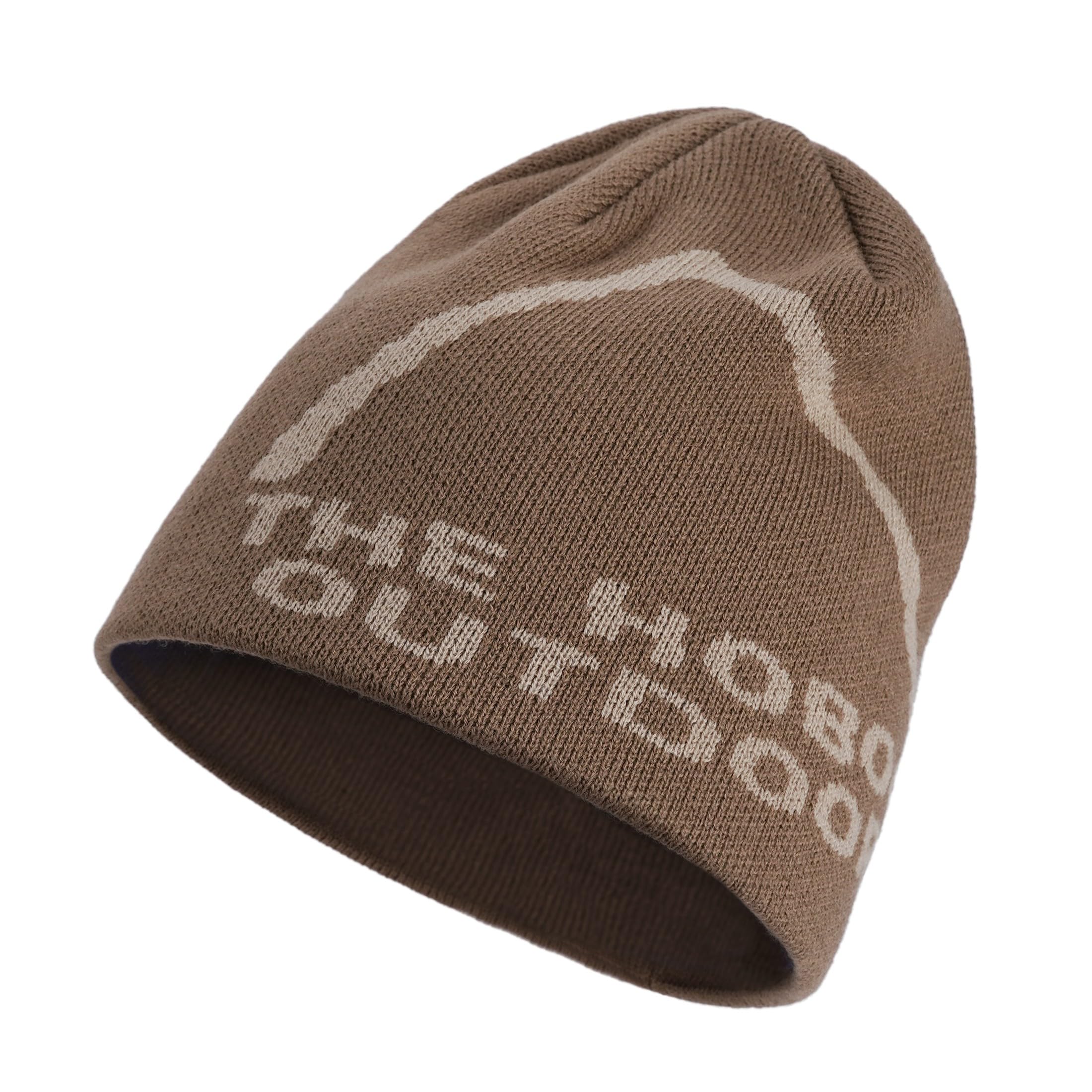 CLAPE Y2K Graphic Beanie Hat for Men Winter Windproof Warm Outdoor Hunting Ski Knitted Hat Cuff Skull Cap