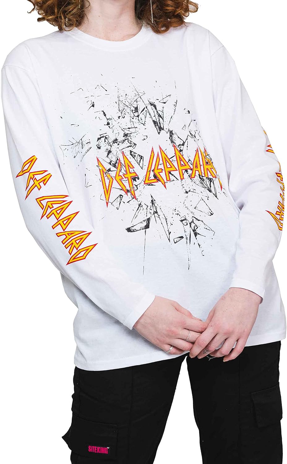 Def Leppard T Shirt Shatter Band Logo 