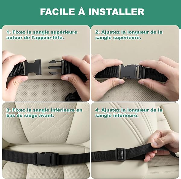 Elalove Organizer auto per bambini, proteggi sedile posteriore, 10 scomparti, porta oggetti, copri sedile universale, Nero - 3