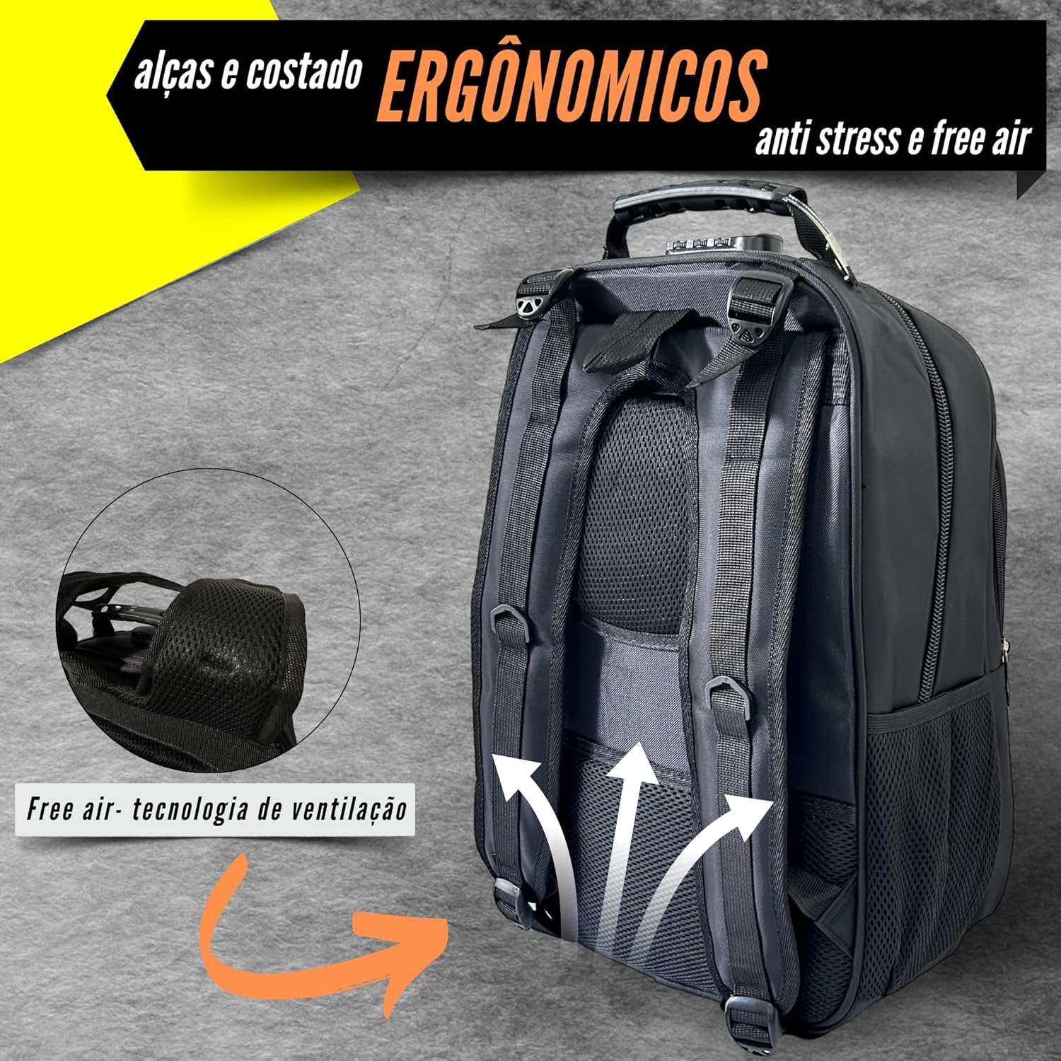Mochila Grande Reforçada Impermeável Para Notebook Antifurto Bolsa Executiva Masculina Feminina Trabalho Viagem Escolar Faculdade Cabo De Aço Saída USB Saída Fone De Ouvido em promoção! Veja a oferta e mais achadinhos de Bolsas 3 Hoje é o melhor dia para comprar Mochila Grande Reforçada Impermeável Para Notebook Antifurto Bolsa Executiva Masculina Feminina Trabalho Viagem Escolar Faculdade Cabo De Aço Saída USB Saída Fone De Ouvido com aquele preço maroto! Promoção! Aproveite a oferta! 3