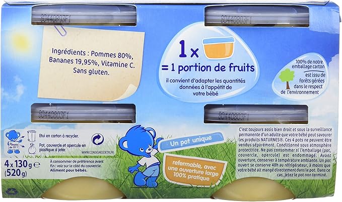 Nestle Naturnes Compotes Bebe Pommes Bananes Lot De 3 4 Pots X 3 Lot Des 4 6 Mois Amazon Fr Epicerie Nestle Naturnes Compotes Bebe Pommes Bananes Lot De 3 4 Pots X 3 Lot Des 4 6 Mois Amazon Fr Epicerie