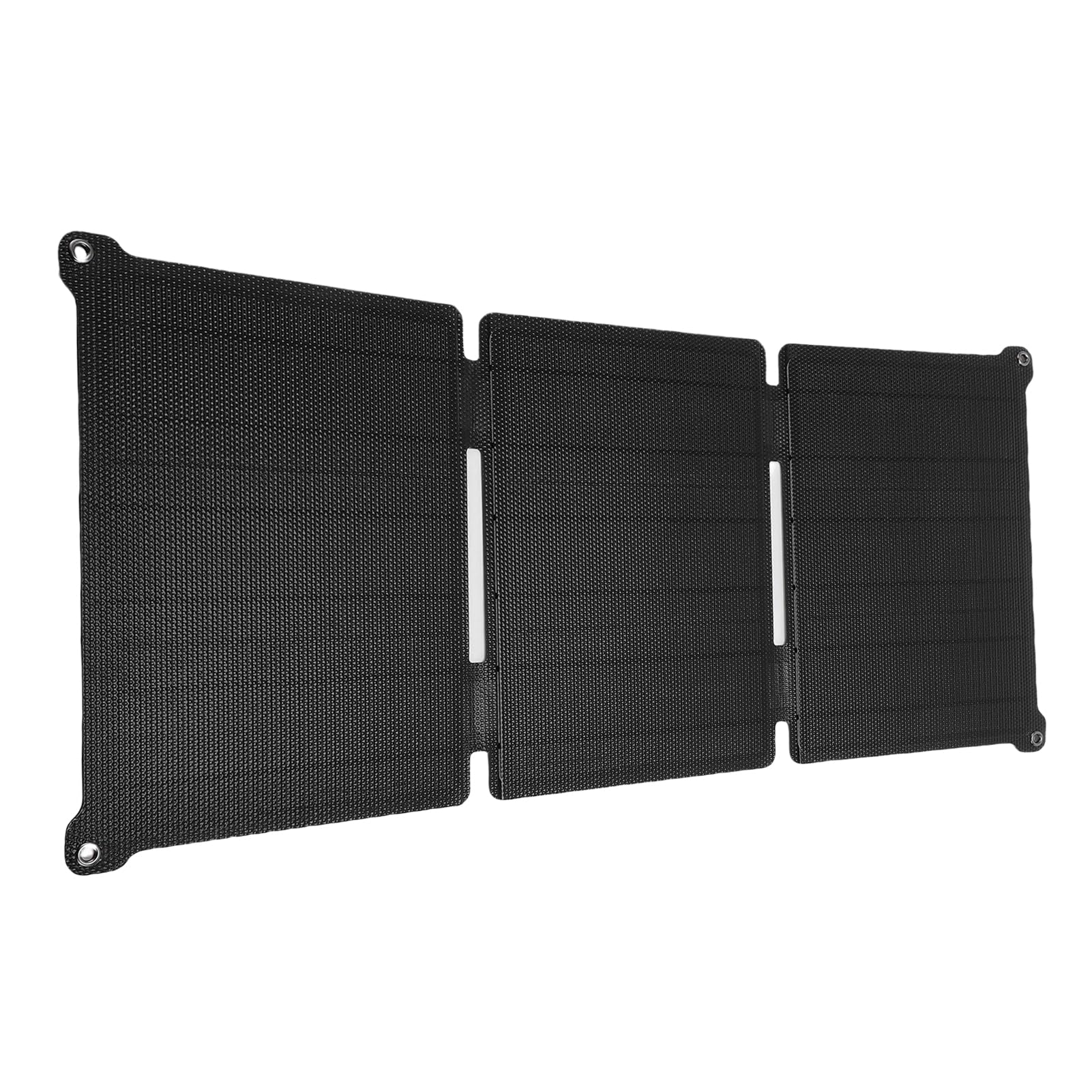 Chargeur Solaire Pliable 30W pour Appareils de Charge Rapide Idéal pour le Camping et la Randonnée Silicone Monocristallin ETFE
