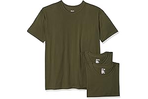 Soffe Men's 3 Pack - USA Poly/Cotton Military Tee - Your Heavy Duty Wardrobe Staple