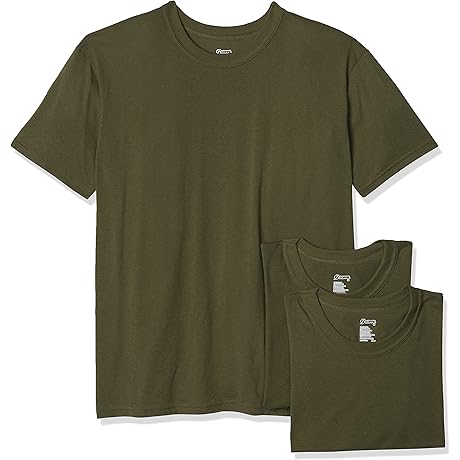 Soffe Men's 3 Pack - USA Poly/Cotton Military Tee - Your Heavy Duty Wardrobe Staple