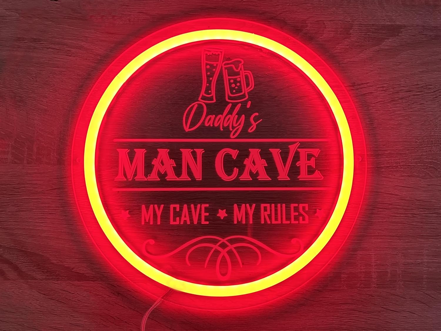 Personalized Man Cave Neon Sign, Neon Sign Man Cave, Man