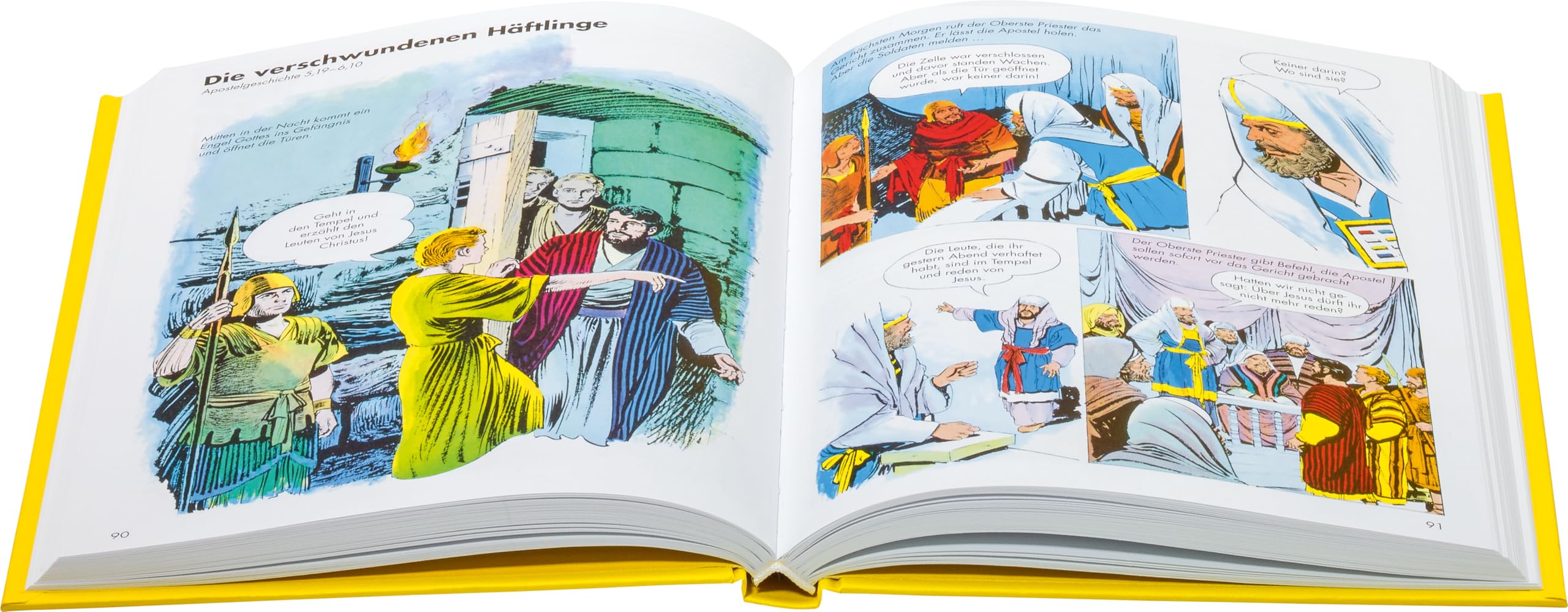 Comic-Reihe „Die Bibel im Bild“. 50 Jahre-Jubiläumsausgabe. Kinderbuch-Klassiker ab 8 Jahren mit Geschichten aus dem Alten und Neuen Testament als Comics. 5 Sammelbände im Schuber