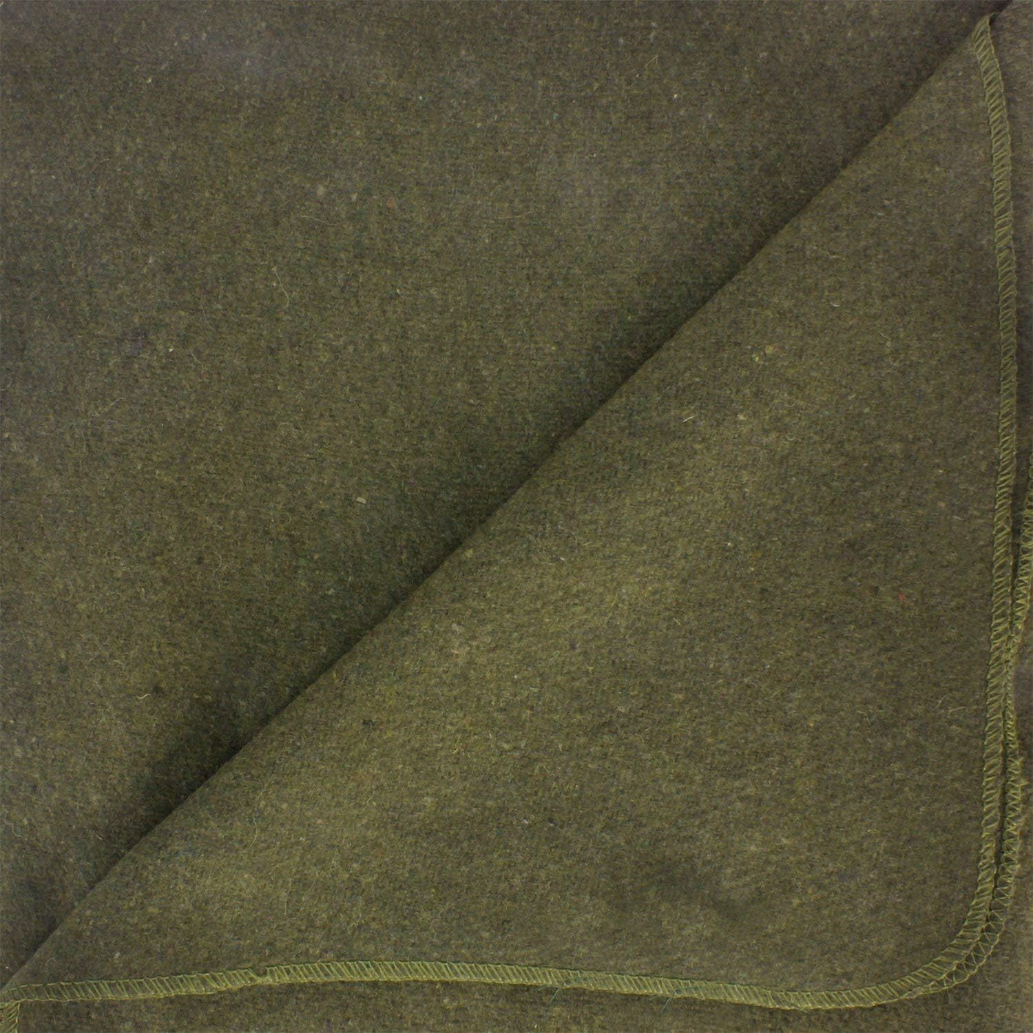 EverOne Olive Drab 80% Wool Fire Retardant Blanket - 66" X 90" : Sports & Outdoors