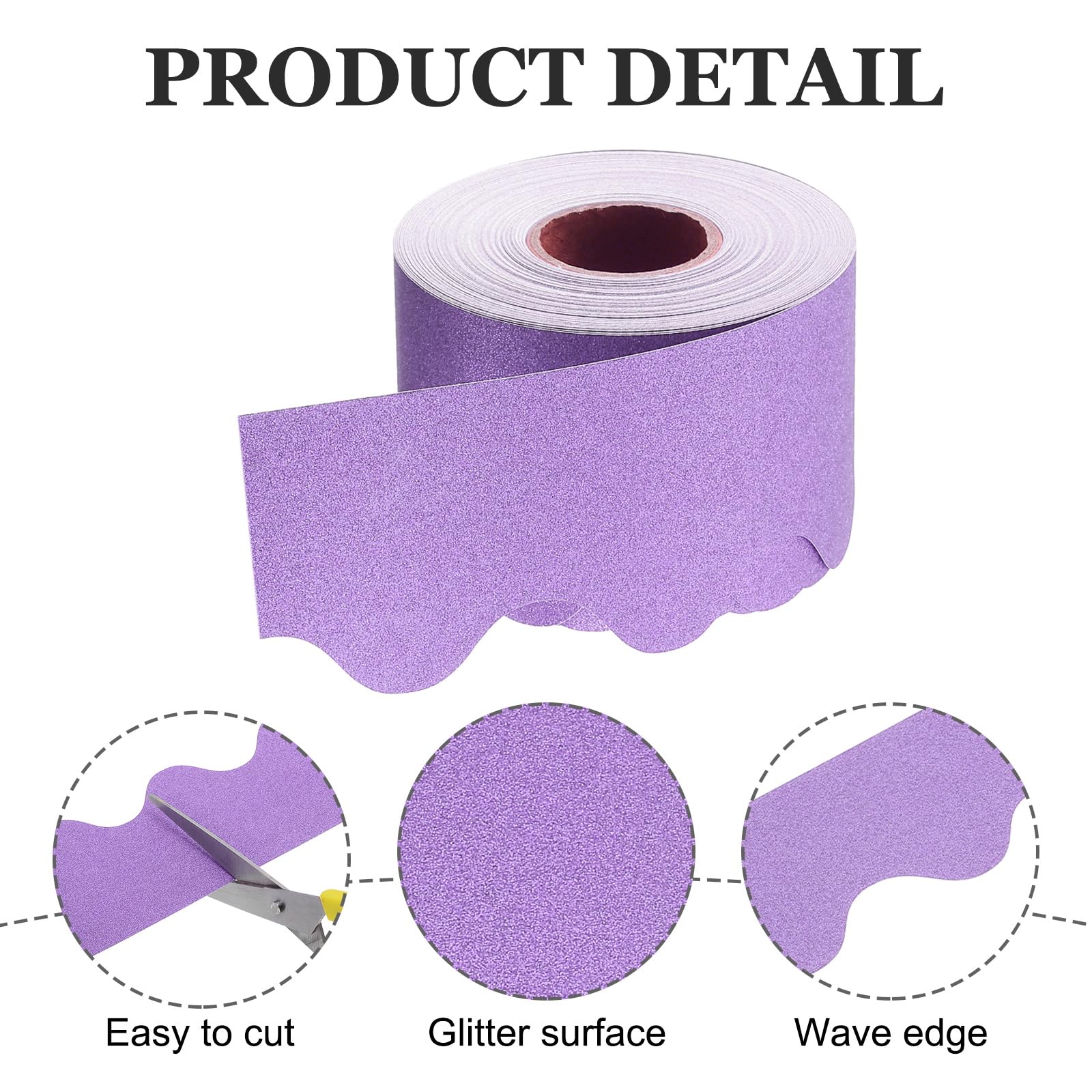 PATIKIL Glitter Bulletin Board Border - Image 3