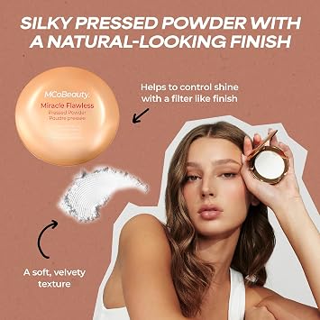 MCoBeauty Miracle Flawless Pressed Powder - Translucent