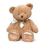 GUND Baby My First Teddy Bear, Ultra Soft Animal Plush Toy for Babies and Newborns, Tan, 18