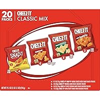 Vista 6 de Cheez-It Galletas de queso, galletas horneadas, aperitivos de oficina y niños, paquete variado, caja de 19.1 onzas (20 paquetes)