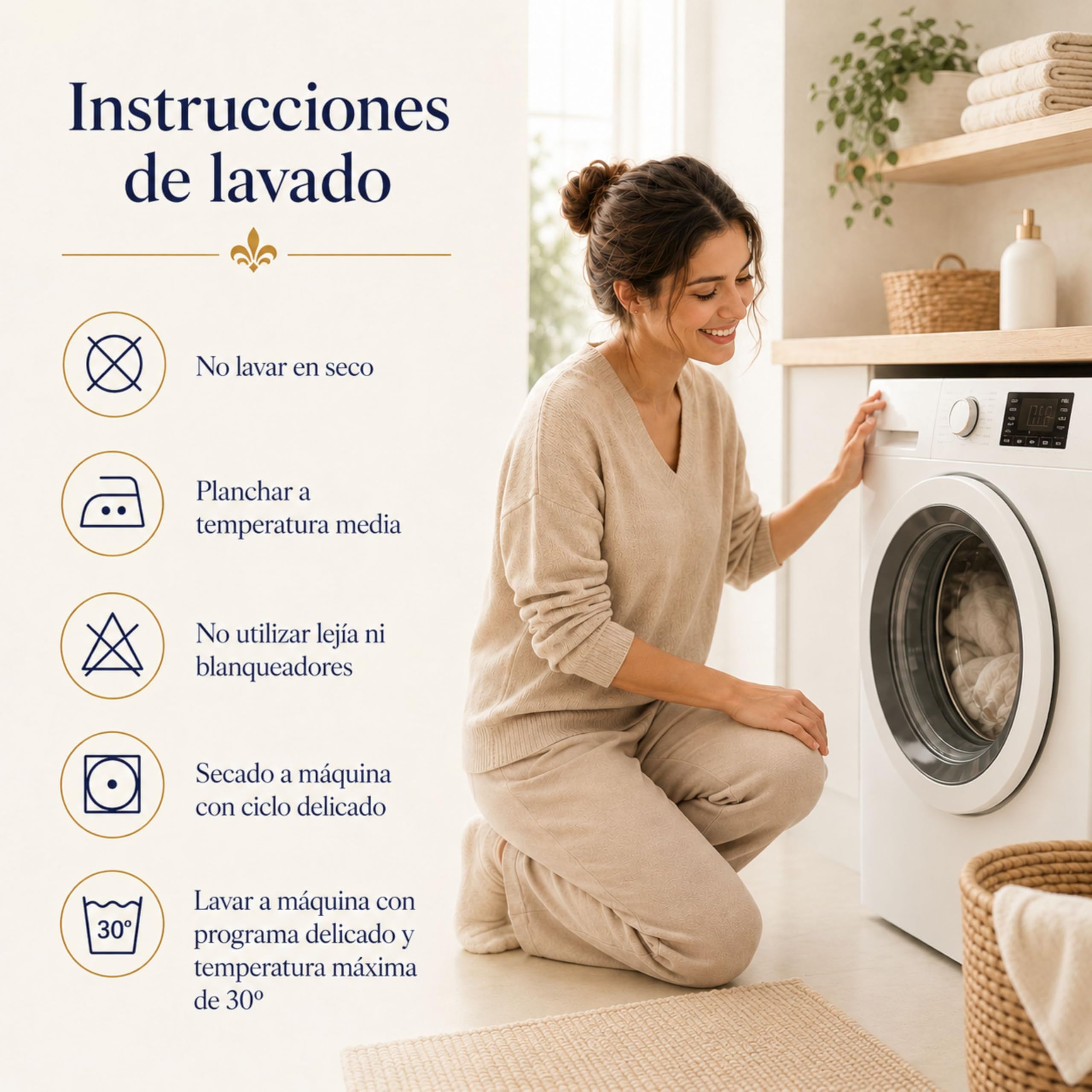 Montse Interiors Juego de Sábanas Cama 150 100% Algodón, 4 Piezas con Sábana Encimera, Bajera Ajustable y 2 Fundas de Almohadas, Suave, Transpirable y Cómodo para el Descanso Diario | Cama 150x190/200
